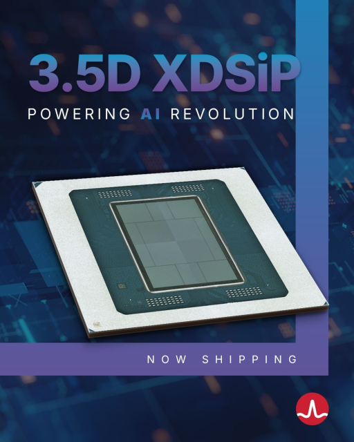 IdentityJason's tweet photo. Industry’s first 3.5D Face-to-Face (F2F) technology enables large-scale integration of XPUs delivering breakthrough performance, efficiency and scalability for AI clusters. Read the full announcement here: https://t.co/Yi8U8MdC8K https://t.co/hk799I3Ijw