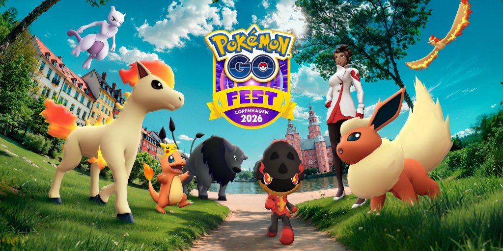 Trainers, #PokemonGOFest2026 Early Bird tickets are now available!

Event dates:
🎟️ May 29 – June 1, Tokyo
🎟️ June 5–7, Chicago
🎟️ June 12–14, Copenhagen

General Admission tickets will be available on March 31...or sooner! Stay tuned!

Learn more: tickets.nianticlabs.com/events/#/login…