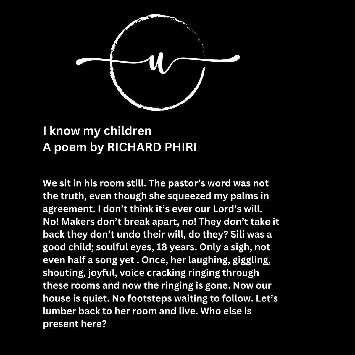 Ubwali Literary Magazine tweet media