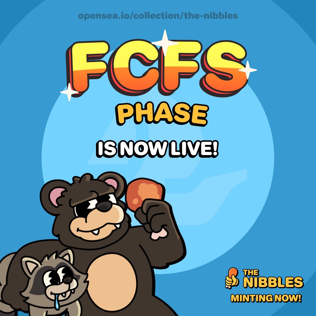 The Nibbles FCFS mint phase is now live 🍗

OS: opensea.io/collection/the…