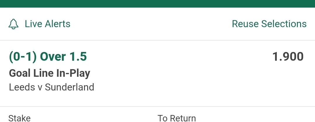 wizard_season's tweet photo. Stake 1u (EPL)

Open game with a lot of chances at both ends with Leeds now pushing for the equaliser. Expect another goal in this. https://t.co/K7wB42Qq7v
