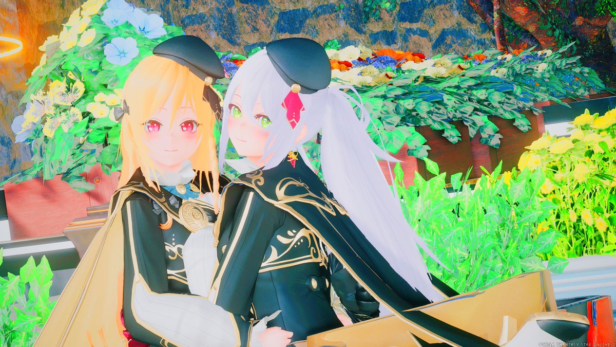 #PSO2NGS_SS 
#メンテの日なのでSSを貼る
ナナカとグリメレヴィーヌで！