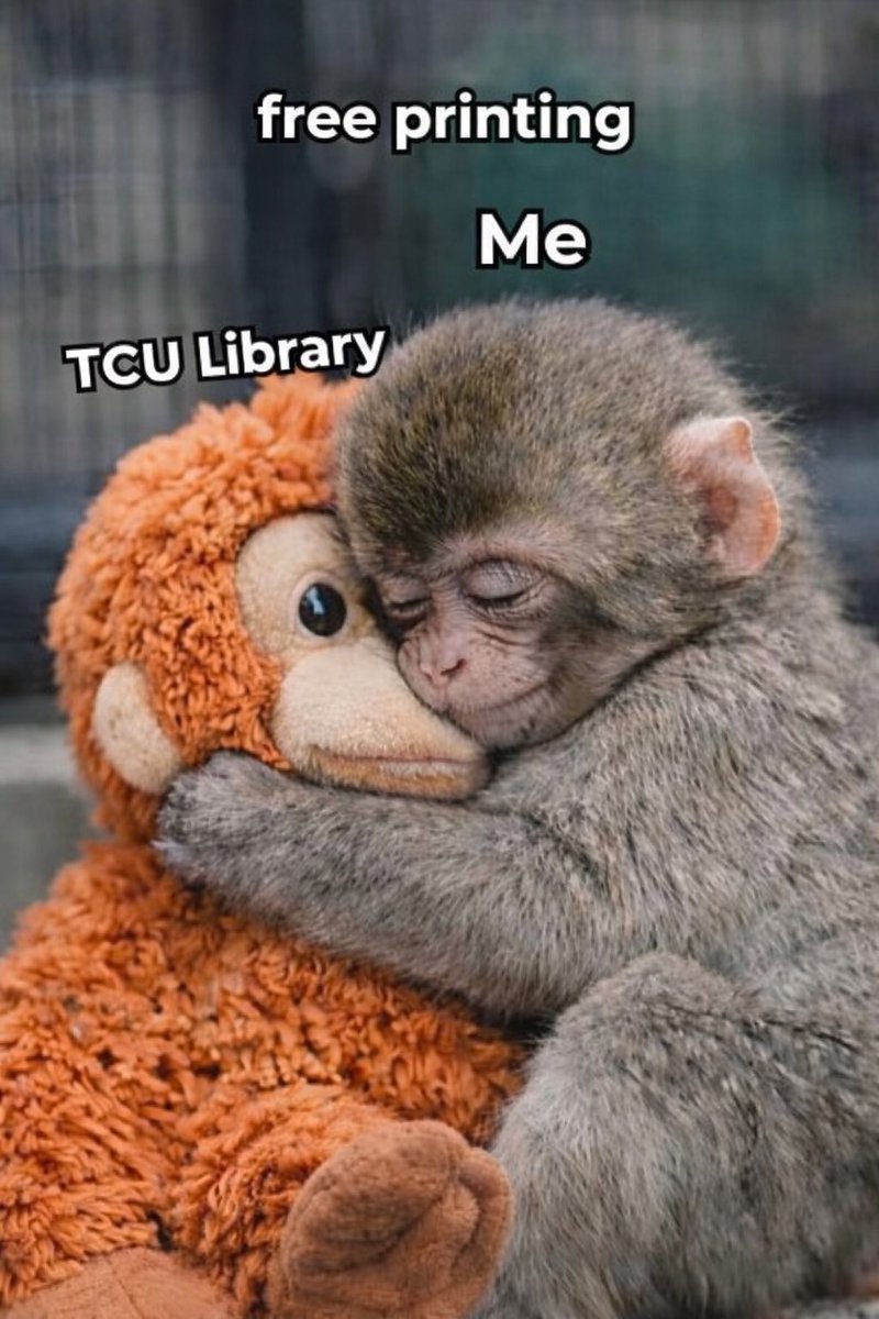 TCULibrary's tweet photo. https://t.co/8YEEgVEvFT