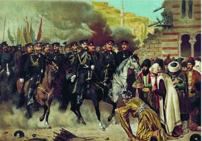 1827 yılında Ruslar Güney Azerbaycan’a saldırdığında, Tebriz şehrinin dini lideri Mir Fettah Tebatebai müslümanlara  fetva vererek :
“Artık Müslüman-kâfir savaşları bitmiştir. Allah Rusların tarafındadır. Allah’ın iradesine boyun eğerek Ruslara itaat etmek her Müslümana farzdır!”