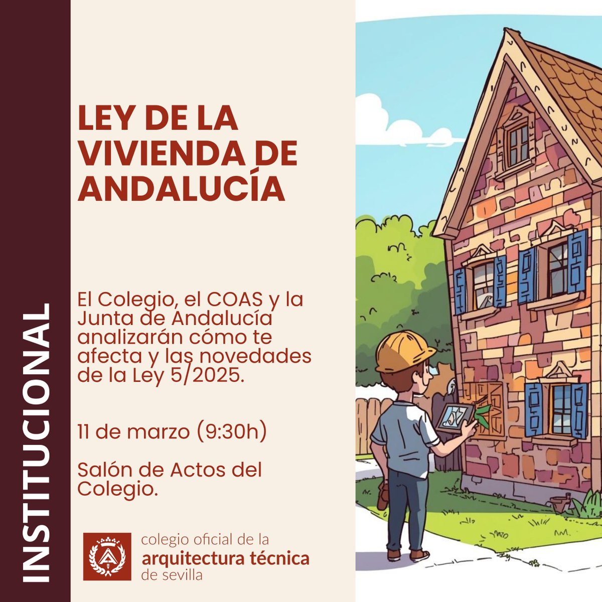 Colegio de la Arquitectura Técnica de Sevilla tweet media