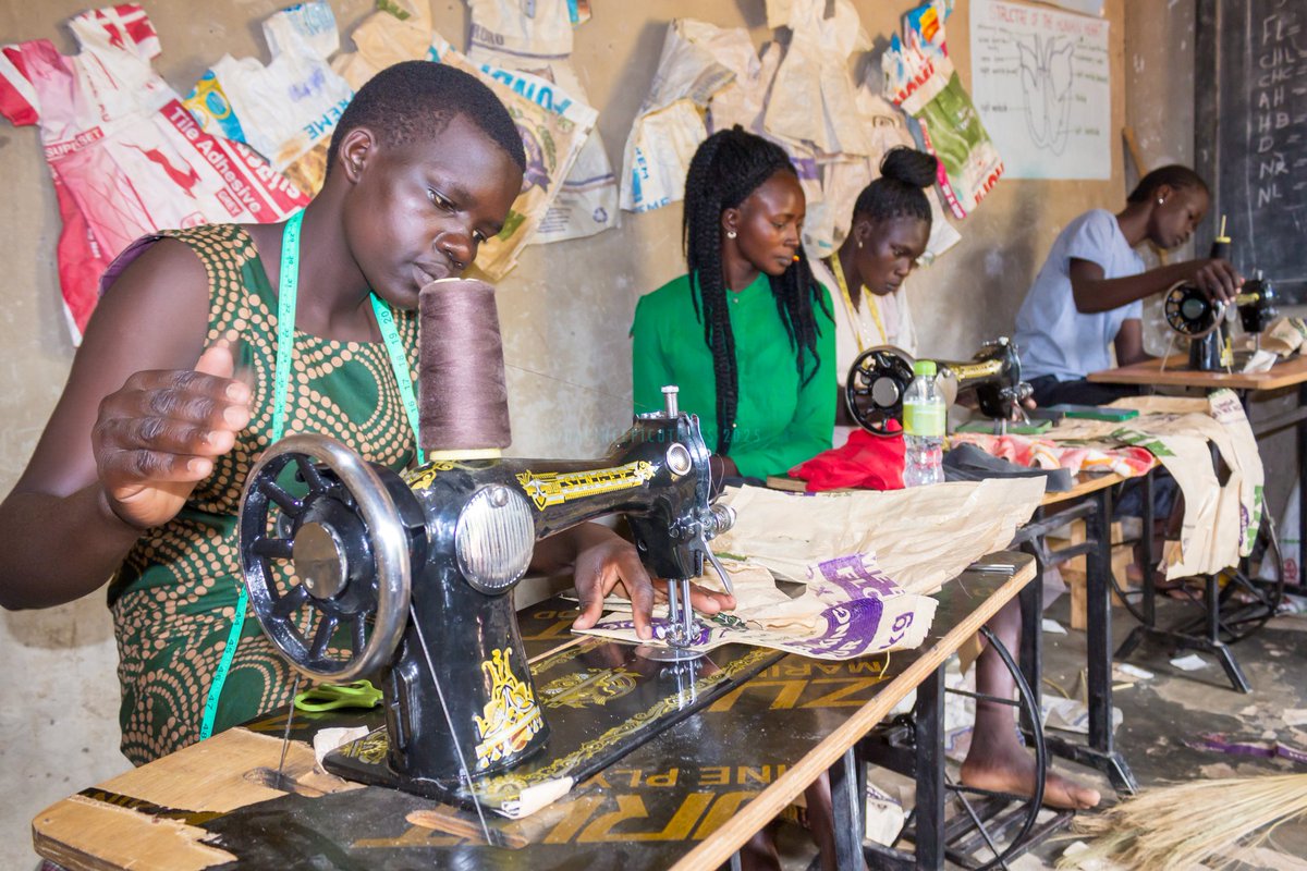 brassforlifeint's tweet photo. This Women’s Week, we celebrate every woman learning to sew; not just stitching fabric, but stitching Dignity, Income, &amp; Independence.
Aligned with #SDG5 and #SDG8, we believe Empowering Women is Empowering the Future. @Sdg13Un
@SDG2030 @IrlEmbUganda @SDGoals @OPMUganda @Necda_ug https://t.co/zIflsnDbcL