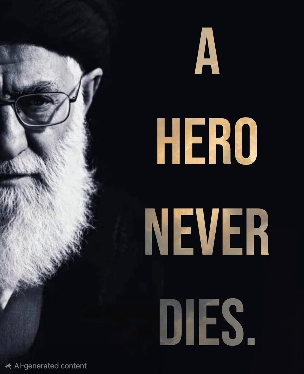 mrefreedom1's tweet photo. I unequivocally condemn the assassination of Iran's Supreme Leader, Ali Hosseini Khamenei. I extend my deepest condolences to the Supreme Leader's family and to the people of Iran. https://t.co/1o3YCa7fHh