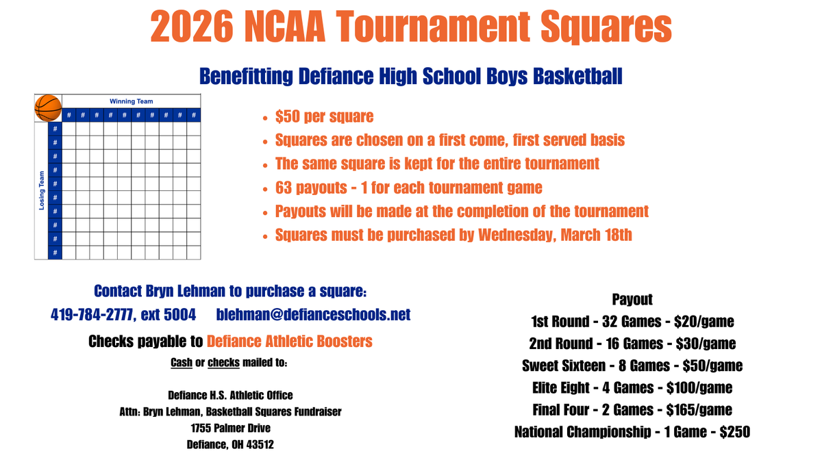 Defiance Boys Basketball tweet media