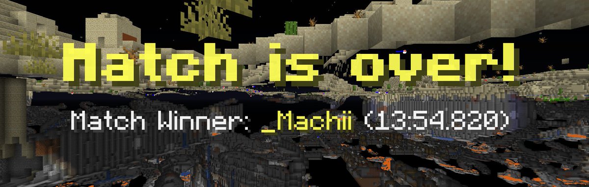 Machiitwt's tweet photo. I've recently started practicing mcsr again and today I got a new private room pb https://t.co/WcScCXwizg