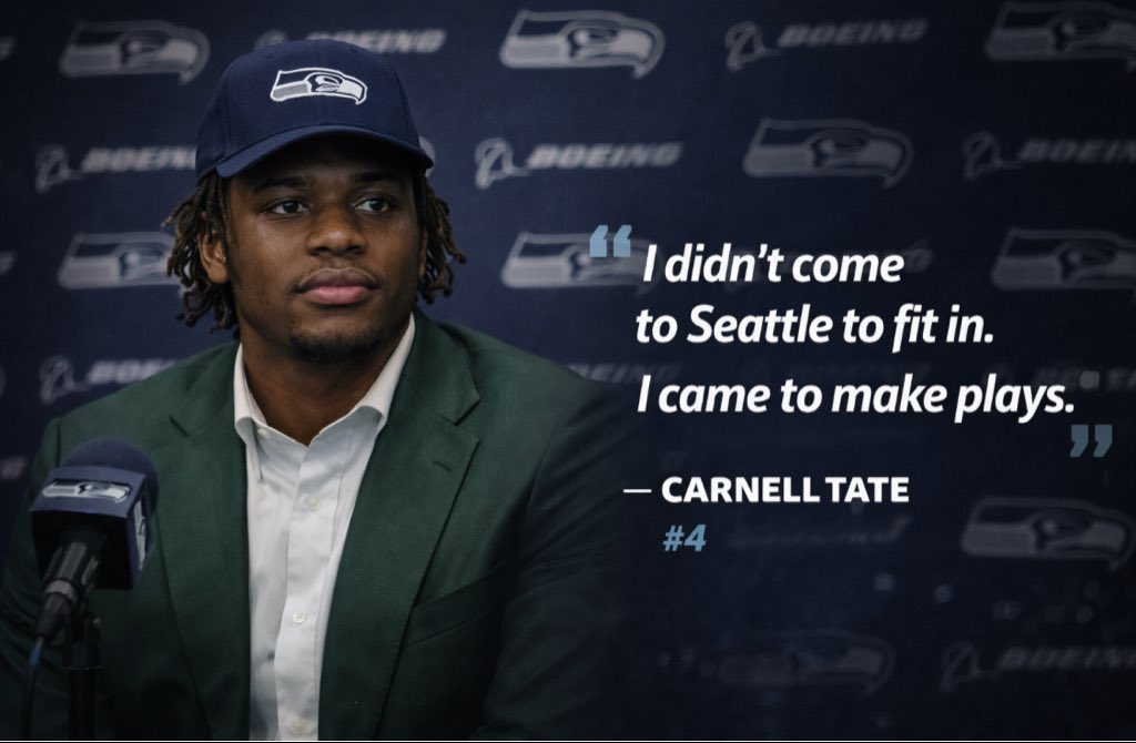 SeahawksFnF's tweet photo. No pressure. Just preparation.
#4 has arrived. https://t.co/P8l9vms2BS