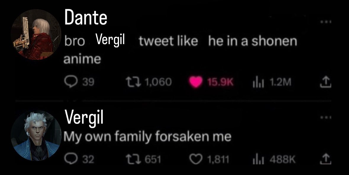 dante dmc #1 fan tweet media