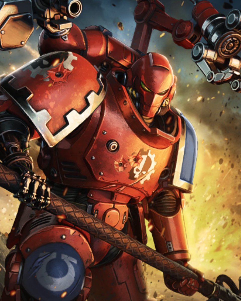 Focus_entmt's tweet photo. Telorian has joined the ranks. 🤖⚙️

The Techmarine is now a playable Class in #SpaceMarine2. https://t.co/K3EjXJIn8E