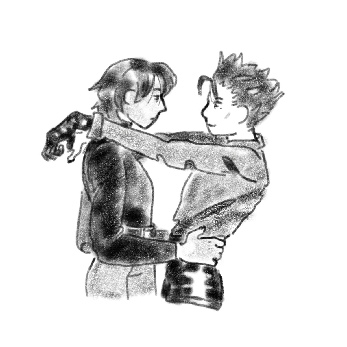 fkeknife's tweet photo. drew a scene from Alex’s @strawhatpudding BEAUTIFUL new #levash fic, “crooning and indecipherable”!
GO READ!!! https://t.co/7Ict9o0lL2
#vashgato #legatobluesummers https://t.co/Ku10lBvTuB