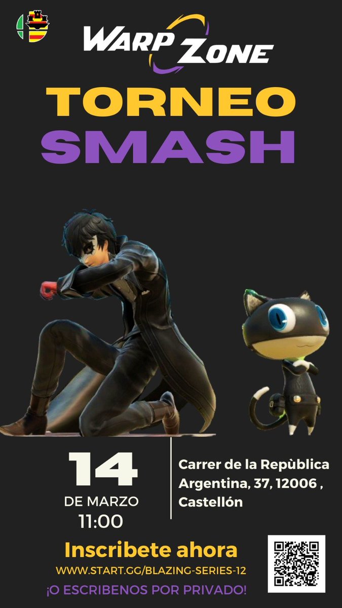 CastellonSmash's tweet photo. ¡ATENCIÓN PENITENTES!

El milagro tiene fecha de aparición. El día 14 de Marzo podremos disfrutar del buen smash en el buen local de la buena ciudad .

📆14 de Marzo
⏱️11:00
💵7€
Inscripciones: https://t.co/4P34P0YaT7 o md https://t.co/qf1uVswqB8
