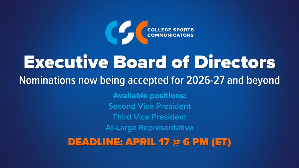 College Sports Communicators tweet media