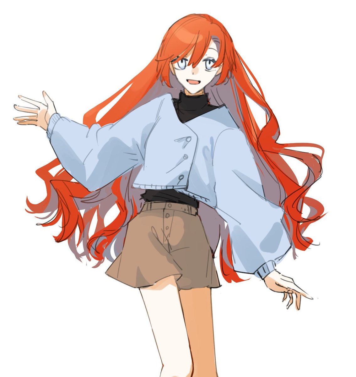 moon_mg328's tweet photo. 最近自覚したけど自分の描くオレンジ髪の女がめちゃくちゃ好き https://t.co/reuRttWL8V