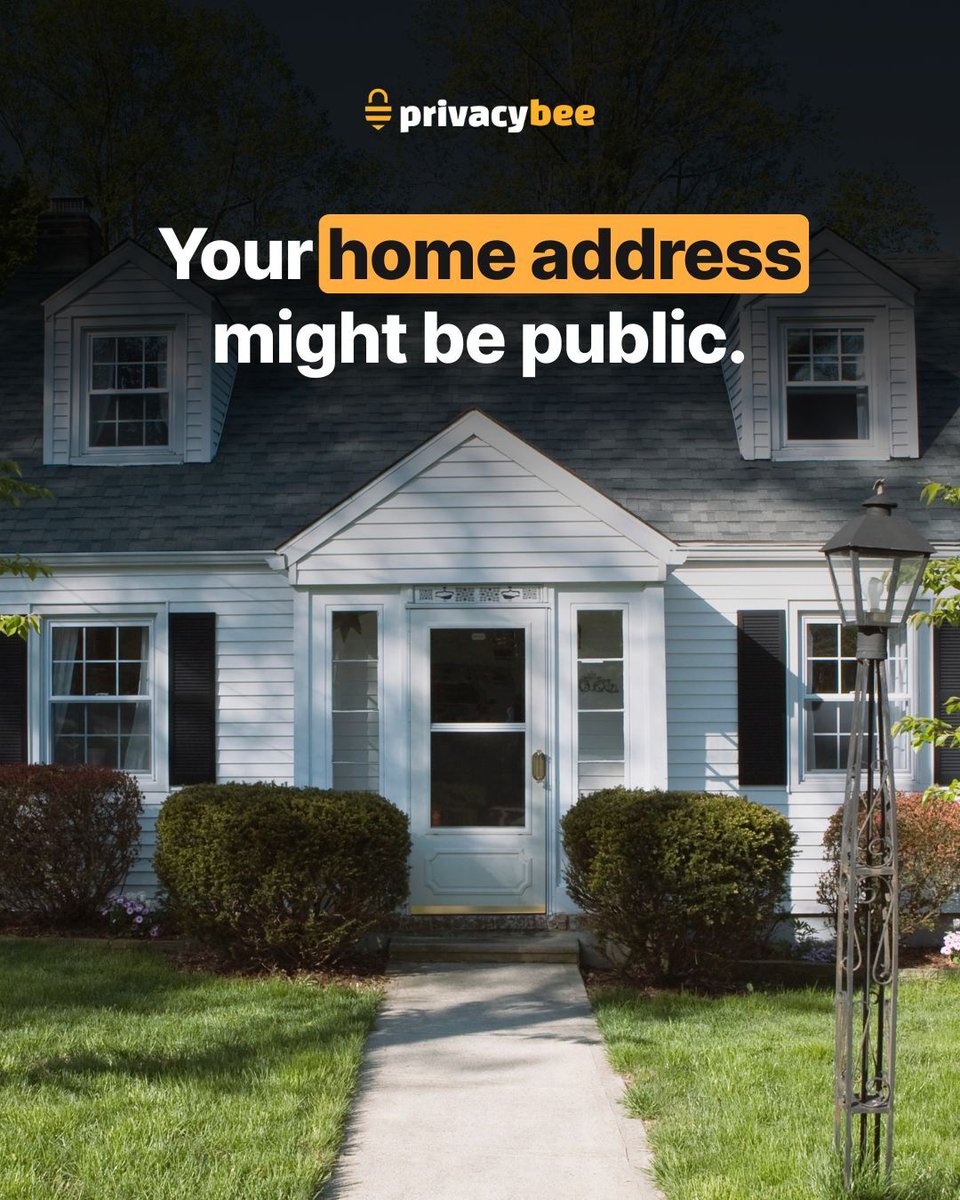 privacy_bee's tweet image. Your home address could be online - anyone could see it 😱

🔒Take control of your privacy. Contact Privacy Bee before it’s too late.

🌐 privacybee.com
✉️ hello@privacybee.com
📞 +1 931-774-8229

#PrivacyProtection #OnlineSafety #CyberSecurity #DataPrivacy #PrivacyBee