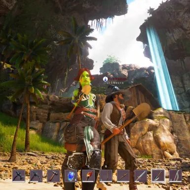 KodeationsTV's tweet photo. Weapons scale down proportionally to your hand size.
Not sure if this is intended behavior, but it makes weapons comically small. ๐
@playwildsky #GOTWS https://t.co/hlConk0ihr