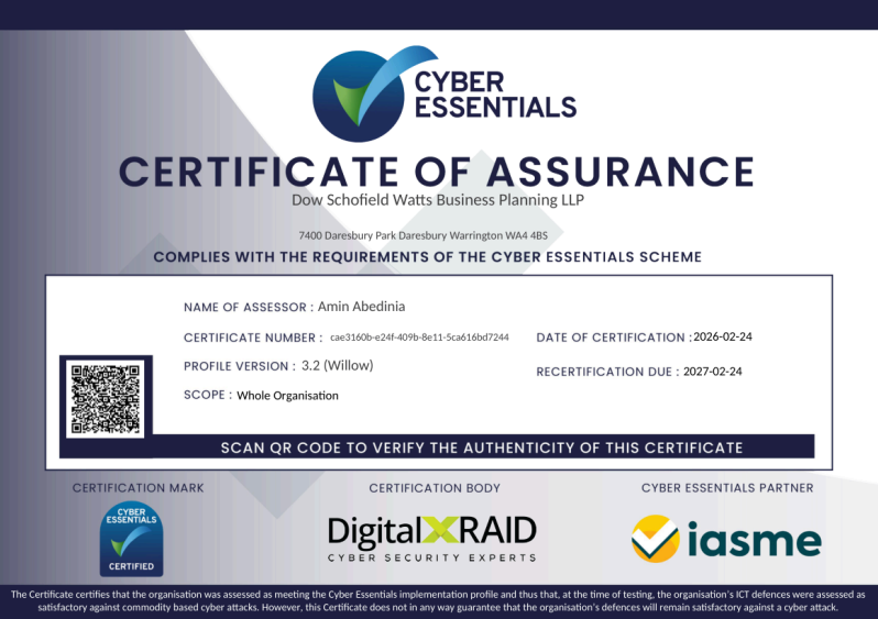 dswcorporate's tweet photo. Our Business Planning team has been awarded the Cyber Essentials certification!

This confirms that DSW Business Planning has met the UK Government- backed baseline standard for cybersecurity, following an independent IASME assessment of their controls across all five areas. https://t.co/Cq0p7ETCUu