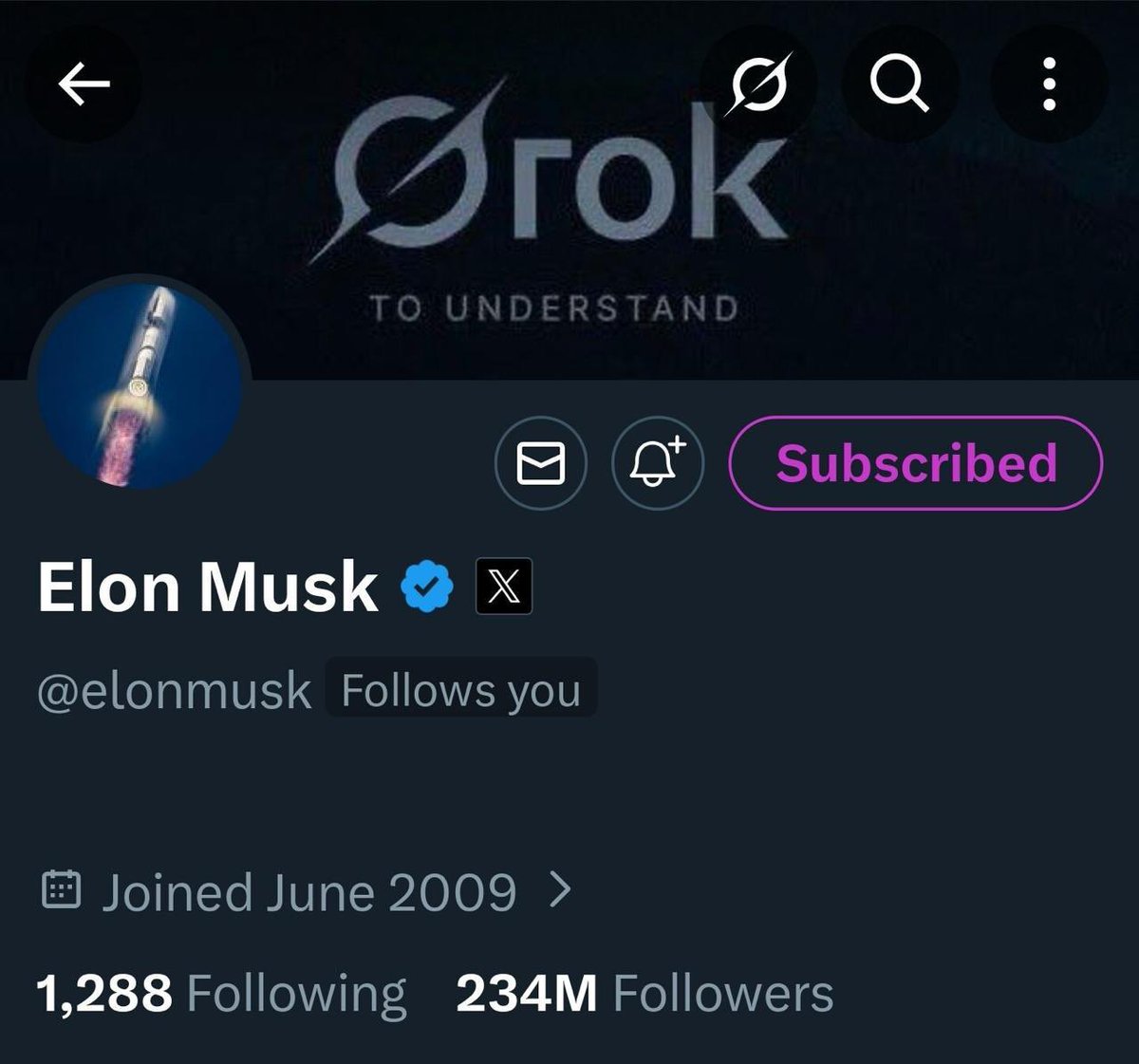 socialmedvendor's tweet photo. I have an X account followed by Elon Musk. Imagine being connected with Elon Musk

Dm if interested. https://t.co/X2k2BcndQH
