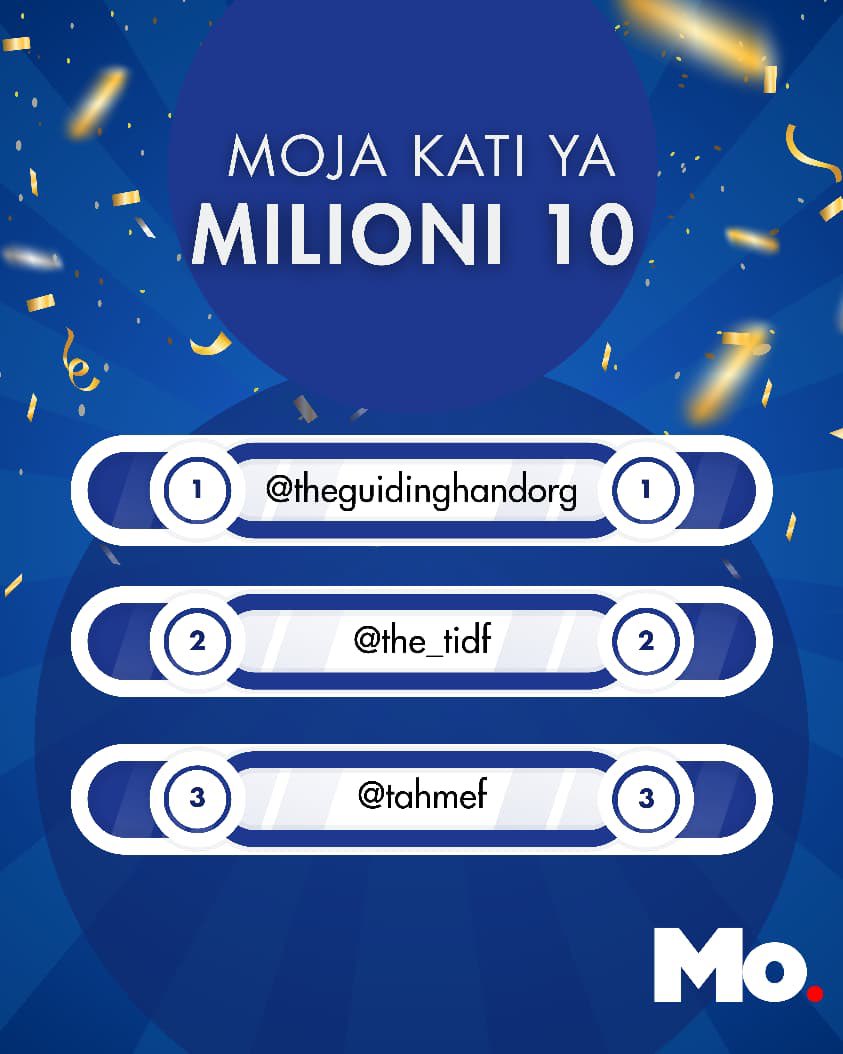 moodewji's tweet photo. Congratulations to the winners of the #OneIn10Million campaign.
Let’s continue supporting our communities, serving others with intention, and creating meaningful impact in the lives of many. https://t.co/9si2xwxwx7