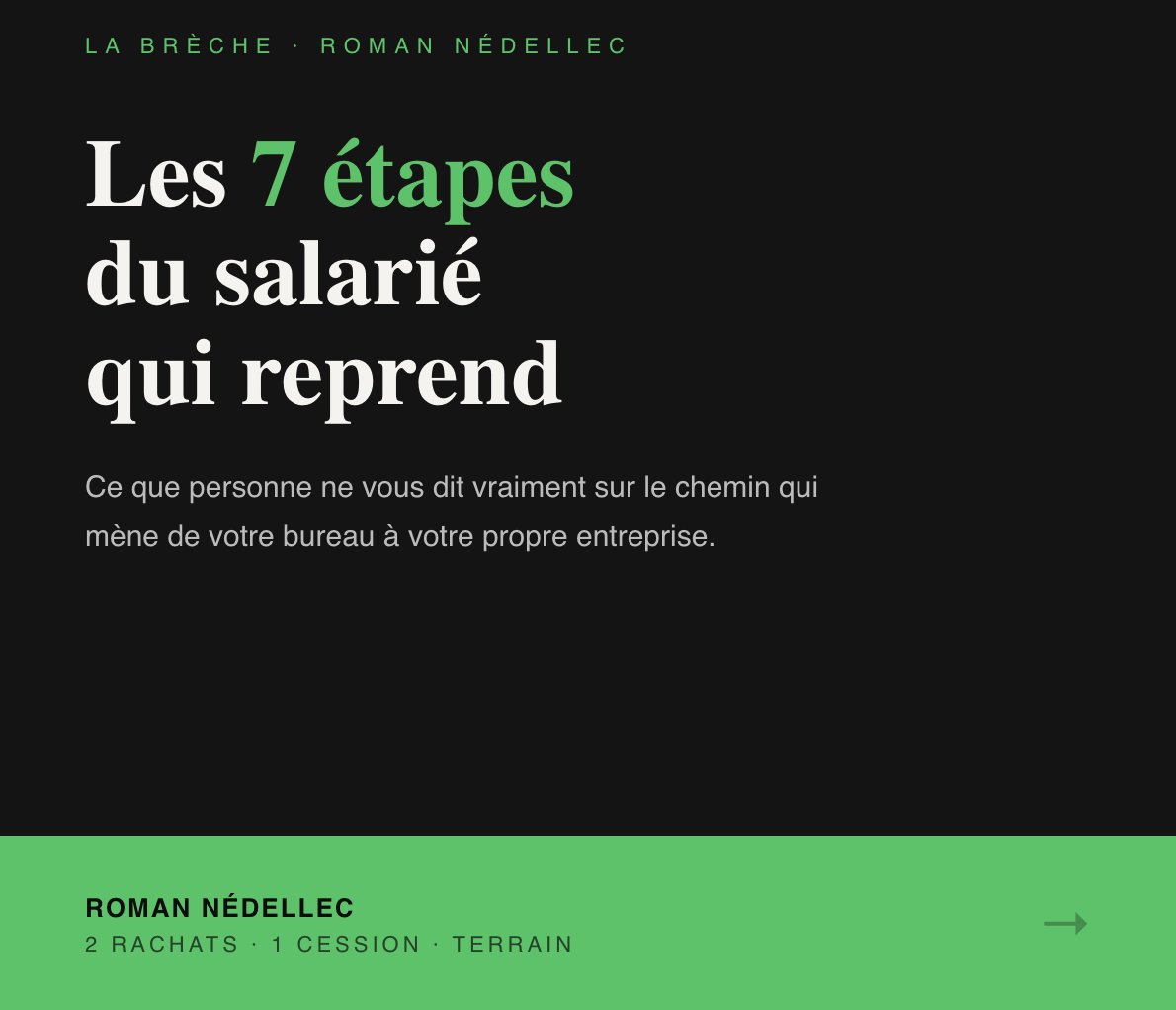 Voici ce que j'aurai aimé avoir avant de reprendre mes boites. Vous voulez la suite, commentez Brèche et je vous envoi le lien privé en MP.