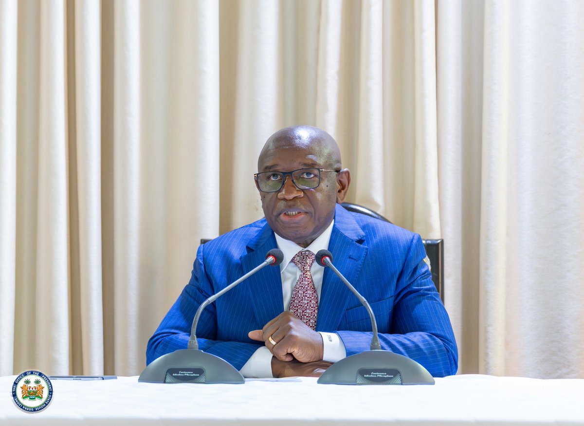 Julius Maada Bio tweet media