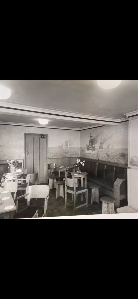 save_duke's tweet photo. This is amazing news. We saved this wonderful historic pub with an 8 year long campaign. These stunning murals must be protected . This is a British heritage pub not a burger bar! @CampaignforPubs @CAMRA_Official @C20Society @ProtectPubs @SAVEtoReuse #pubs #ww1 #heritage #listed https://t.co/wKY1giUKjZ