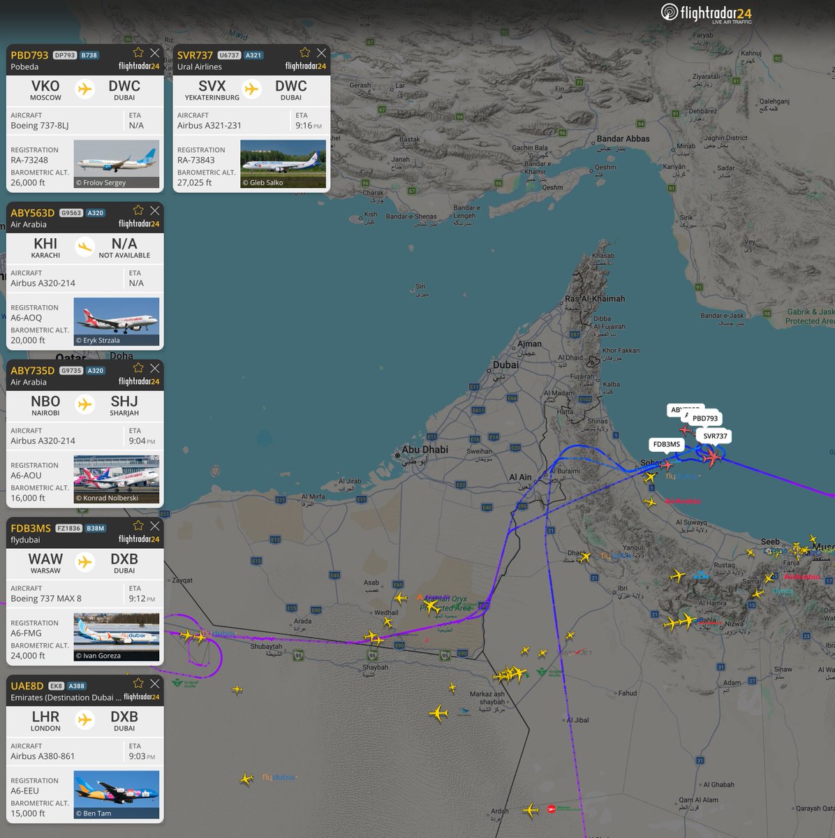 Flightradar24 tweet media