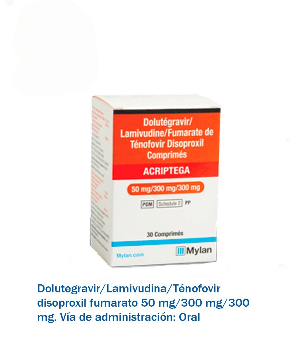 ventasvih's tweet photo. Acriptega combina dolutegravir + tenofovir DF + lamivudina en una sola tableta diaria para controlar el VIH, manteniendo la carga viral baja o indetectable con uso constante. https://t.co/1tfdCt7hiA