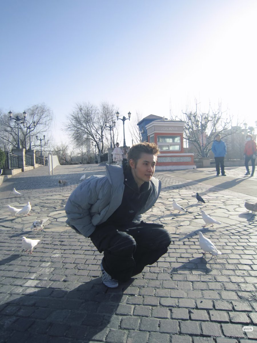 Today is Lantern Festival and Peng Chuyue, with a new hair color, went for an early walk in Beijing.

He shared pictures on XHS. He wrote he did not eat sticky rice balls.

#pengchuyue #彭楚粤 #仅对你可见
