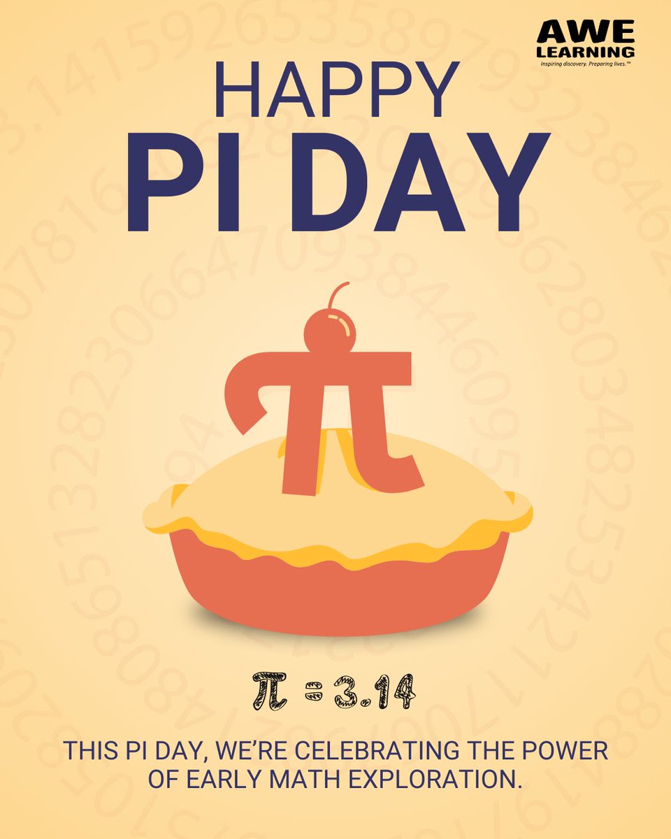 AWElearning's tweet image. Confidence adds up. ➕🥧

This #PiDay, we’re celebrating early math exploration, logical thinking, and safe digital discovery in libraries nationwide.

#STEM #EarlyLearning #LibrariesMatter