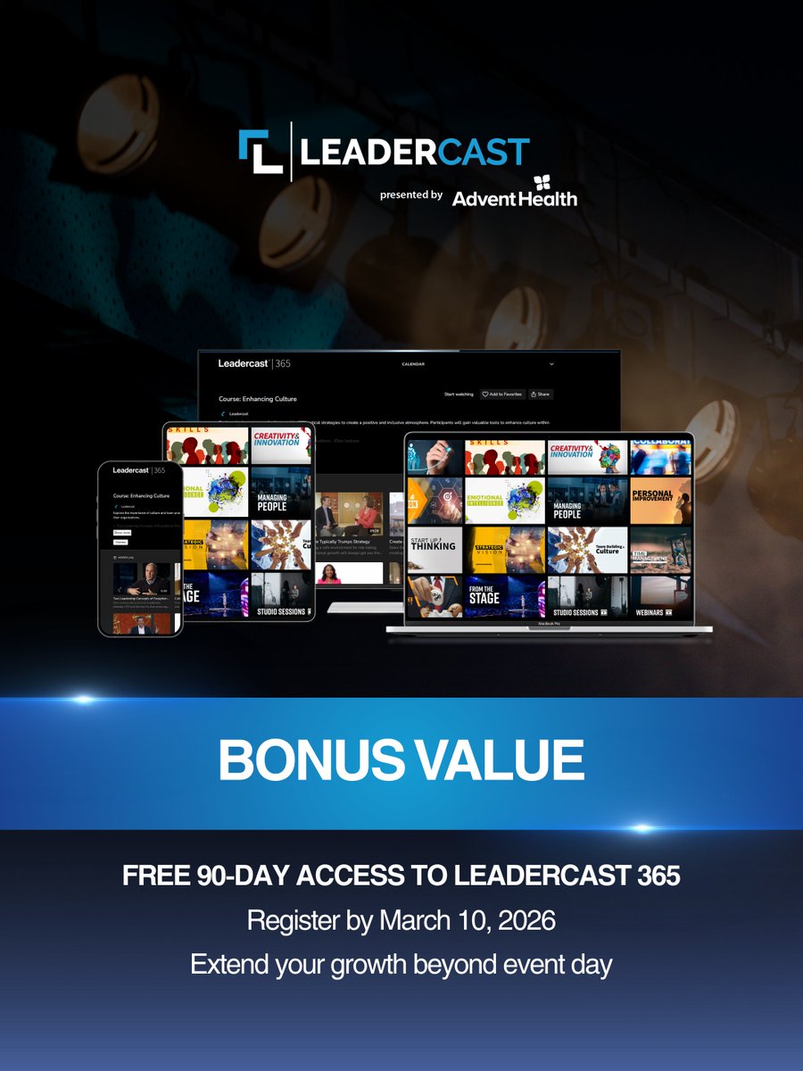 Leadercast tweet media