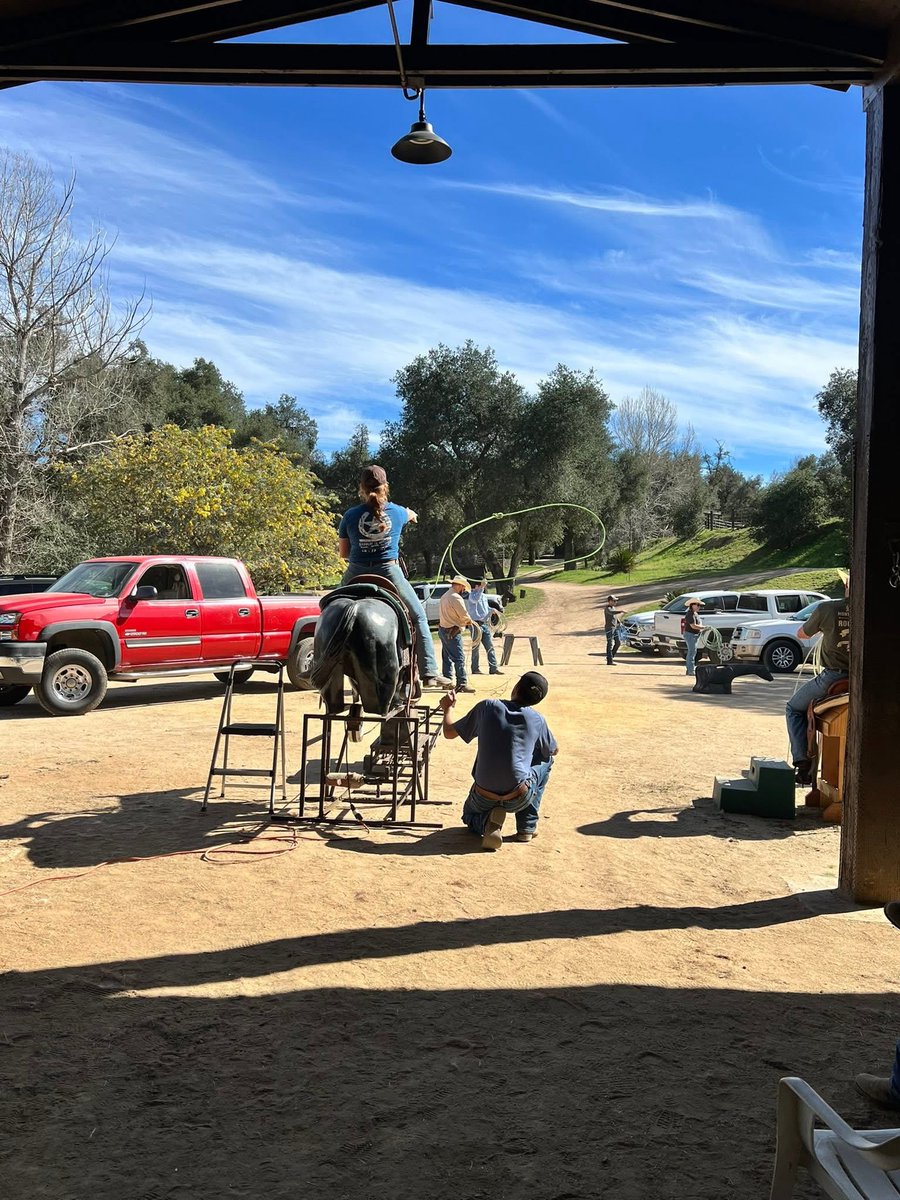 SISRanches's tweet photo. We are honored to have been invited to compete against other Veteran &amp; First Responder Ranch Roping Teams in Texas! This weekend was our 7th practice, we are so excited to see our heroes &amp; wranglers really coming along. Thanks to our mentors John, Pete, &amp;  Henry! https://t.co/G7OeRCB6Ls