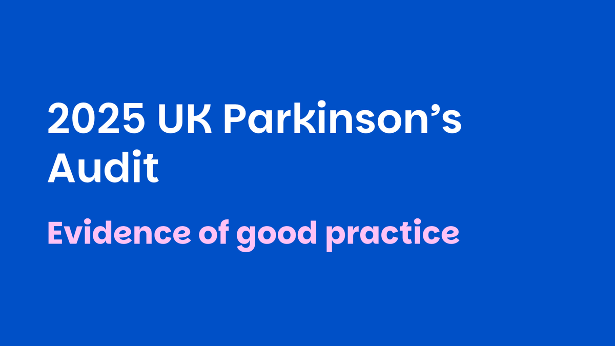 Parkinson's UK Excellence Network tweet media