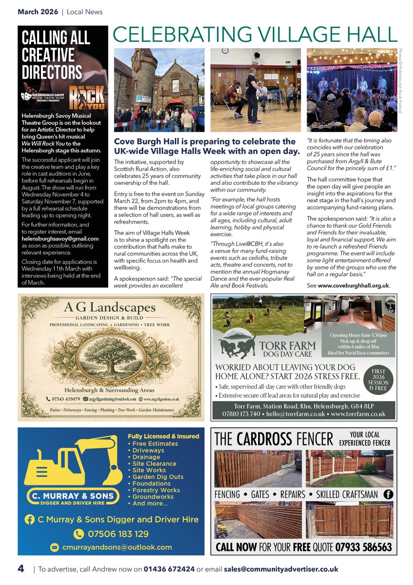 Community Magazine - Helensburgh & Lomond tweet media