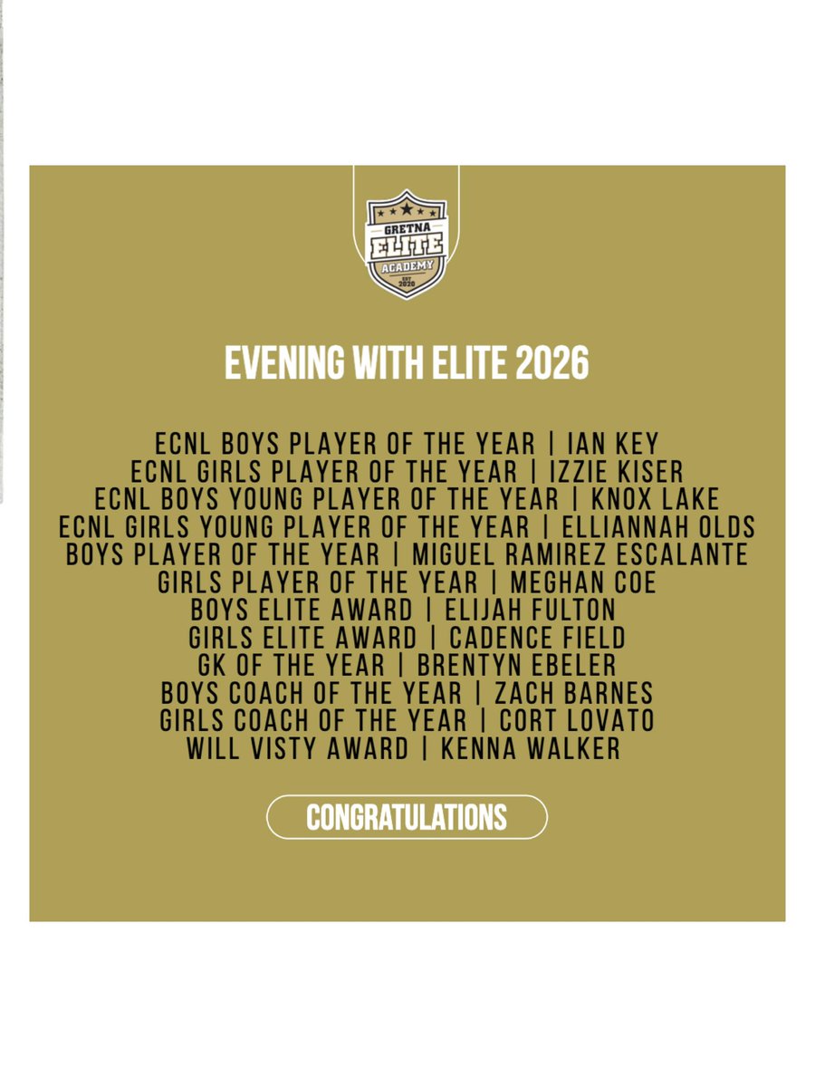Gretna Elite Academy tweet media