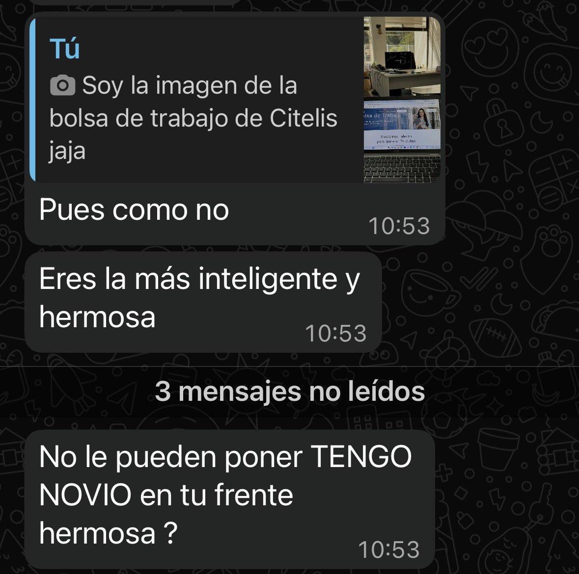 y mi frente que culpa tiene…