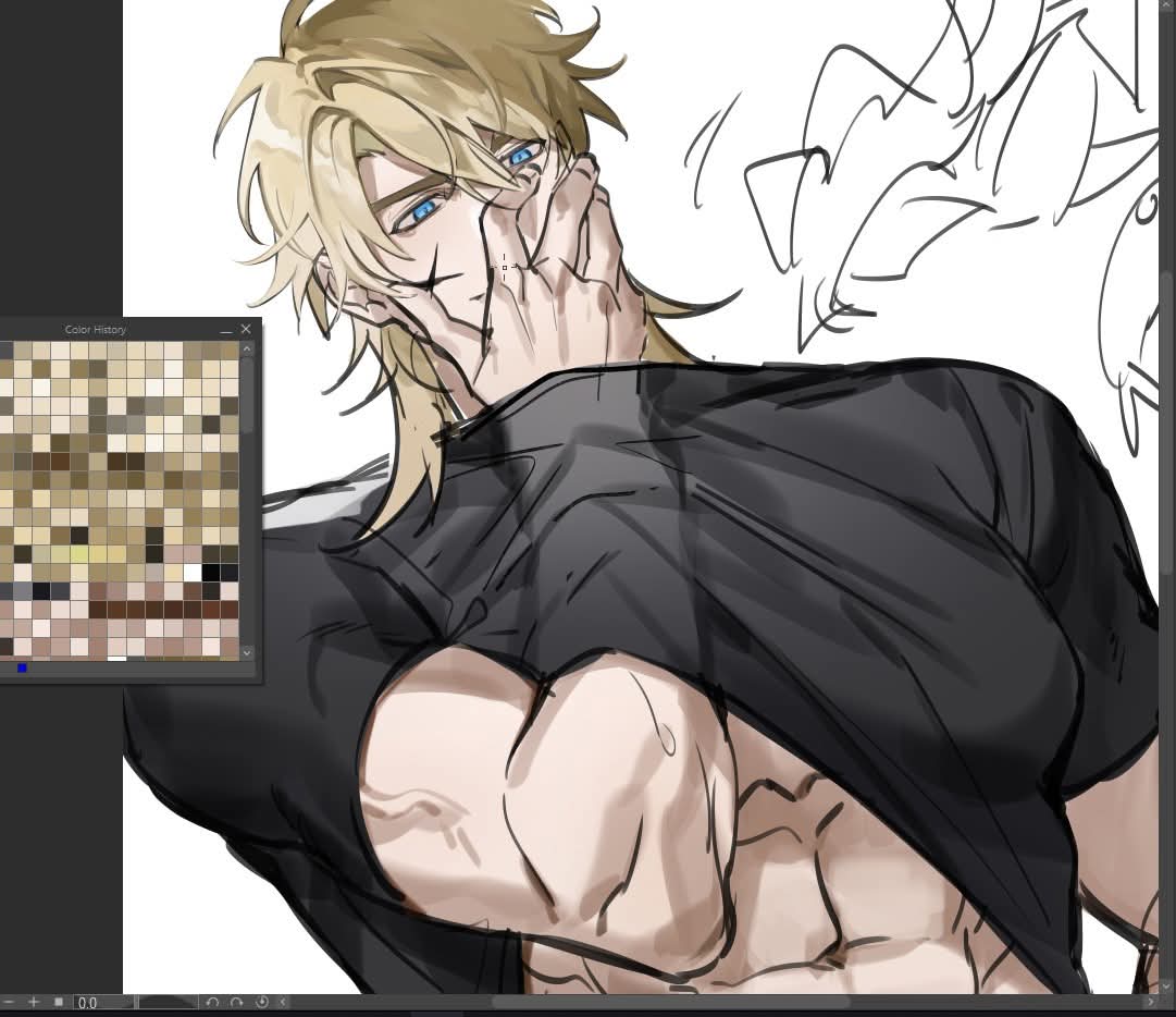 gk bgtu sering gambar fanart skrng. lagi numpuk kerjaan. but here varka