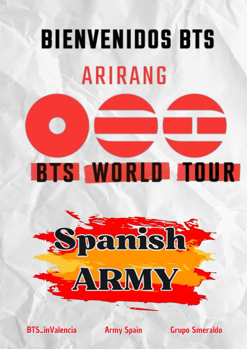 BTS_inSpain2's tweet photo. Proyecto 💜 BIENVENIDOS BTS💜 

E-ARMY que #BTS venga a España es un sueño que por fin se va a cumplir.

 Queremos mostrar a los chicos y al mundo la felicidad que sentimos por convertir Madrid en una parada del #BTSTour2026 

 Para ello, creamos este proyecto bajo  'Spanish Army'  que será gestionado por  @smeraldobtsarmy , @BTS_inValencia y @BTS_inSpain2

Tenemos pensadas varias opciones en el centro de la capital de España, aunque para poder llevarlo a cabo necesitamos la implicación y la ayuda de vosotrxs, ya que los últimos detalles del proyecto dependerán del dinero que se recaude en forma de donaciones.     

La recogida de donaciones en esta ocasión será a través de la web GoFundMe. GoFundMe es una plataforma para la recaudación de fondos para proyectos, que aporta transparencia y seguridad a cada euro que se dona.
💸Donaciones :https://t.co/PXQjD1RMuv
 
NOTA: En GoFundMe no acepta donaciones menores a 5€. A nosotras no nos gusta eso de poner una cifra mínima de donación, así que si quieres participar con una cantidad inferior a 5€ ponte en contacto con cualquiera de las 3 organizadoras por DM.

Spanish Army esta de vuelta llena de ilusión hagamos posible hacer que el centro de Madrid de la bienvenida a #BTS.

 Mientras llega Junio sigamos apoyándoles en votaciones y streaming. ¡Y no olvidéis el abanico morado para complementar vuestro outfit!💜 

En imagen propuesta 1 y 2
En hilo:
 Propuesta 3 y 4.
 Indicaciones para donar en GoFundMe