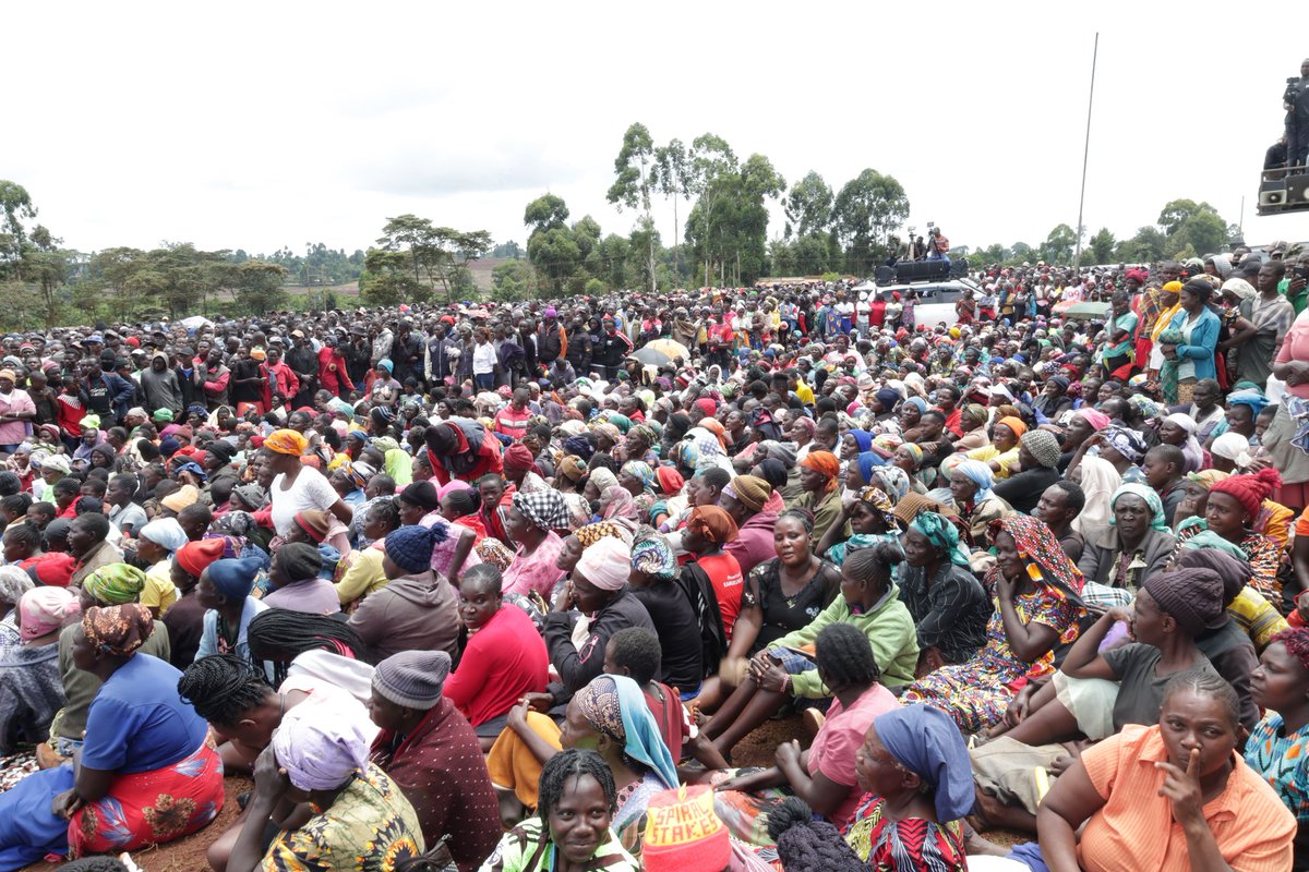 Governor George Natembeya in Koros, Kwanza Sub-county,  Trans-Nzoia.