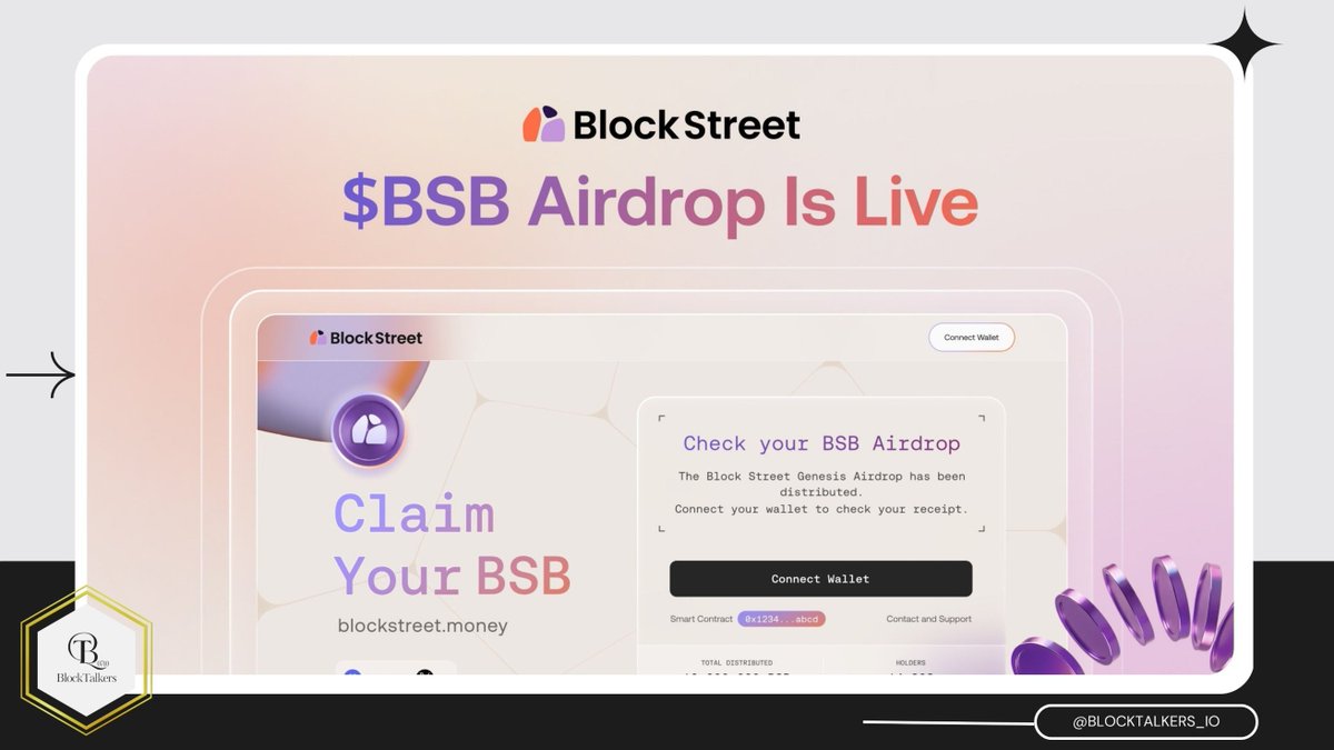 Bridge_Hopper_'s tweet image. Congratulations to those eligible for $BSB 🚀

Link: blockstreetmoney.life/airdrop/
Made the drop guide last year on my page

If you not eligible start this now👇
It new you still early to it