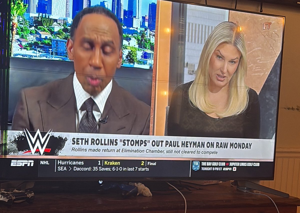 danielsjack79's tweet photo. Why is Erika Kirk hosting first take now? Bring back Molly! https://t.co/35TsaphdpU