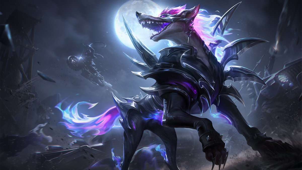 「Los perros están listos para ir de caza.」|League of Legends ESのイラスト