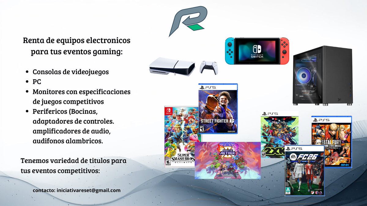 Necesitas algún equipo electrónico para tu evento.

Te podemos dar una solución confiable y con precios accesibles.

Nuestro objetivo es ayudarte con equipos de calidad para que tu evento brille.

Agenda una reunión o mándanos un correo:
iniciativareset@gmail.com