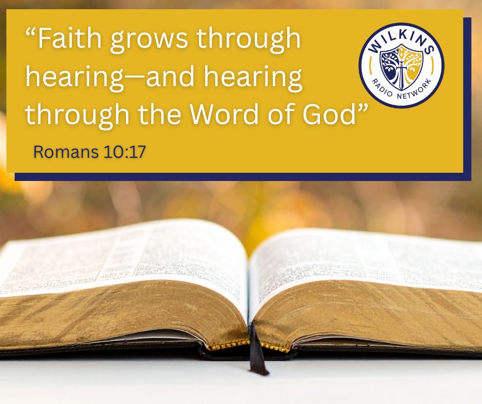 wilkins_radio's tweet image. Faith grows through hearing—and hearing through the Word of God. Romans 10:17 reminds us why Christian broadcasting still matters. #BibleTruth #ScriptureFocus #ChristianMedia