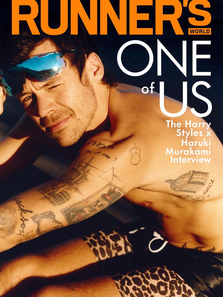 Harry Styles graces the cover of Runner’s World!