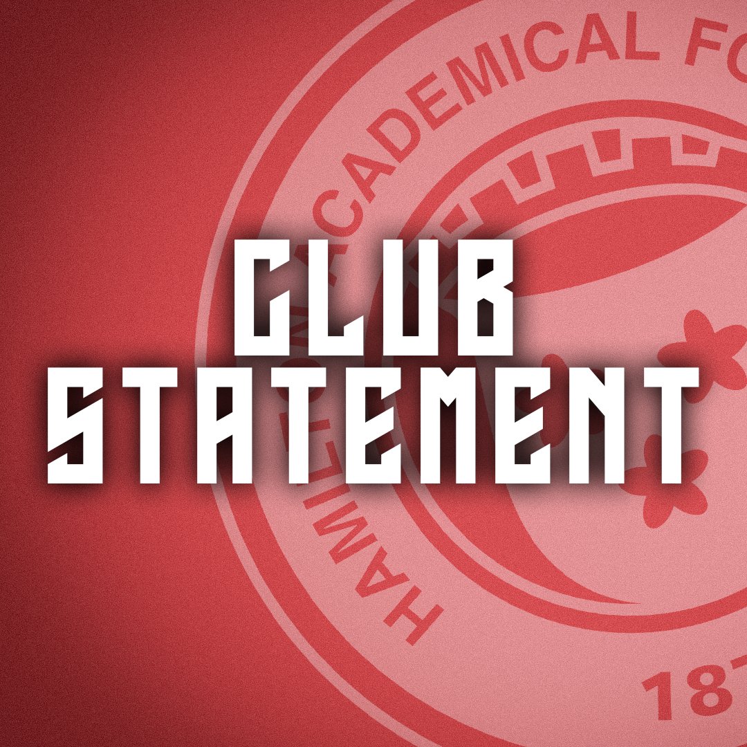 Hamilton Academical FC tweet media