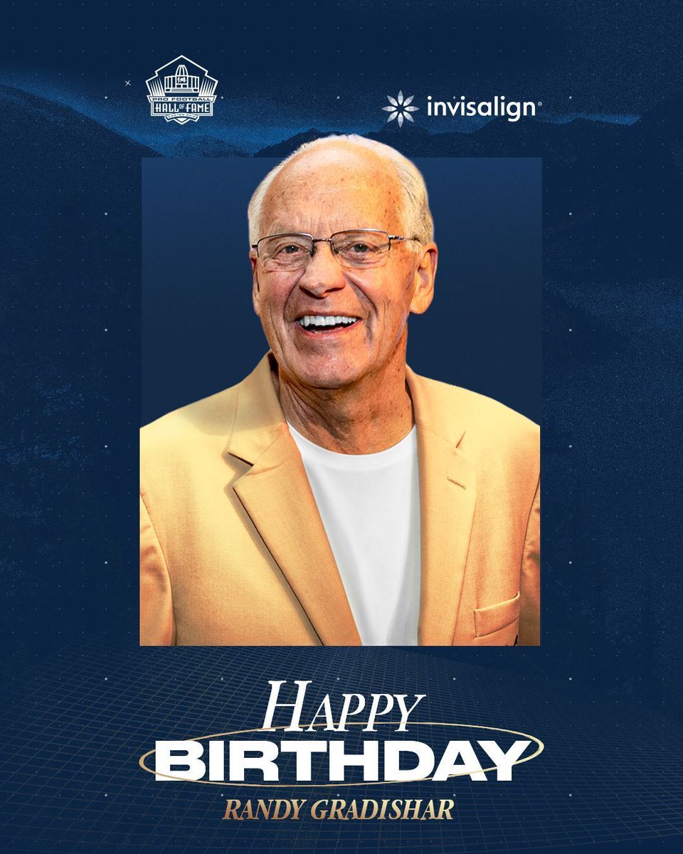 RT to help us wish #BroncosROF and <a href="/ProFootballHOF/">Pro Football Hall of Fame</a> LB Randy Gradishar a happy birthday! 🥳