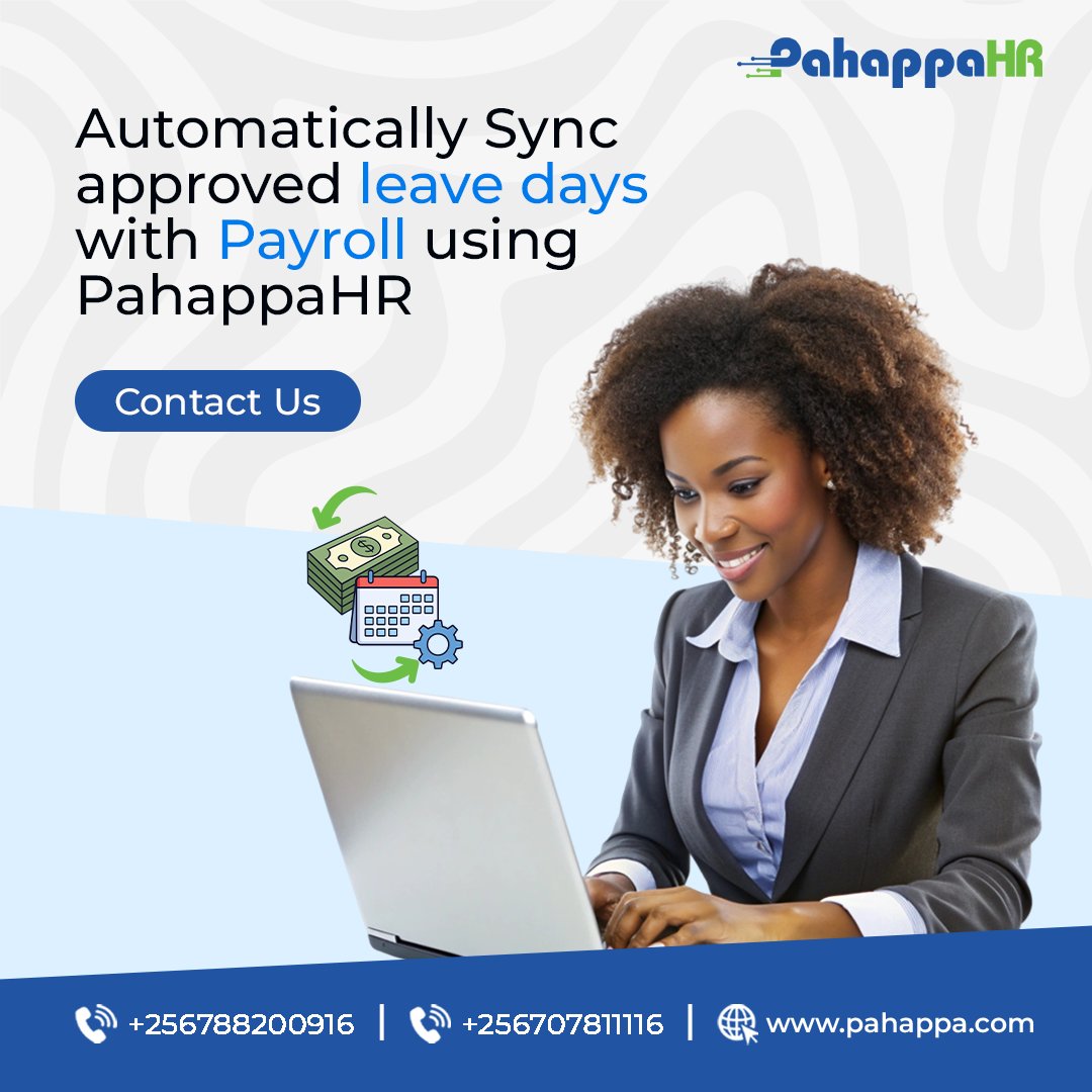 Eliminate double work and payroll errors with seamless leave-to-payroll syncing in PahappaHR.

Visit pahappa.com/hr-management/ to schedule a free demo today!

#humanresource #pahappaHR #pahappa